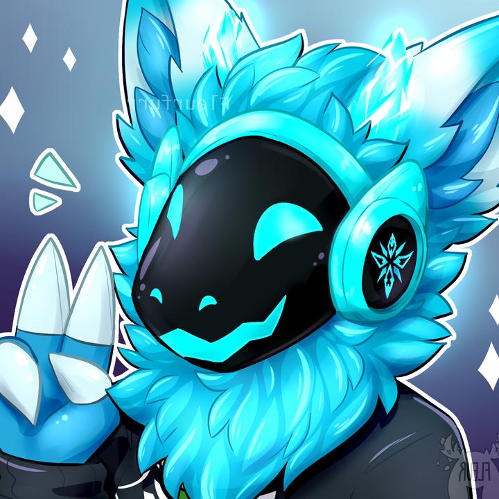 Blue light protogen 💙 (art by me) : r/protogen